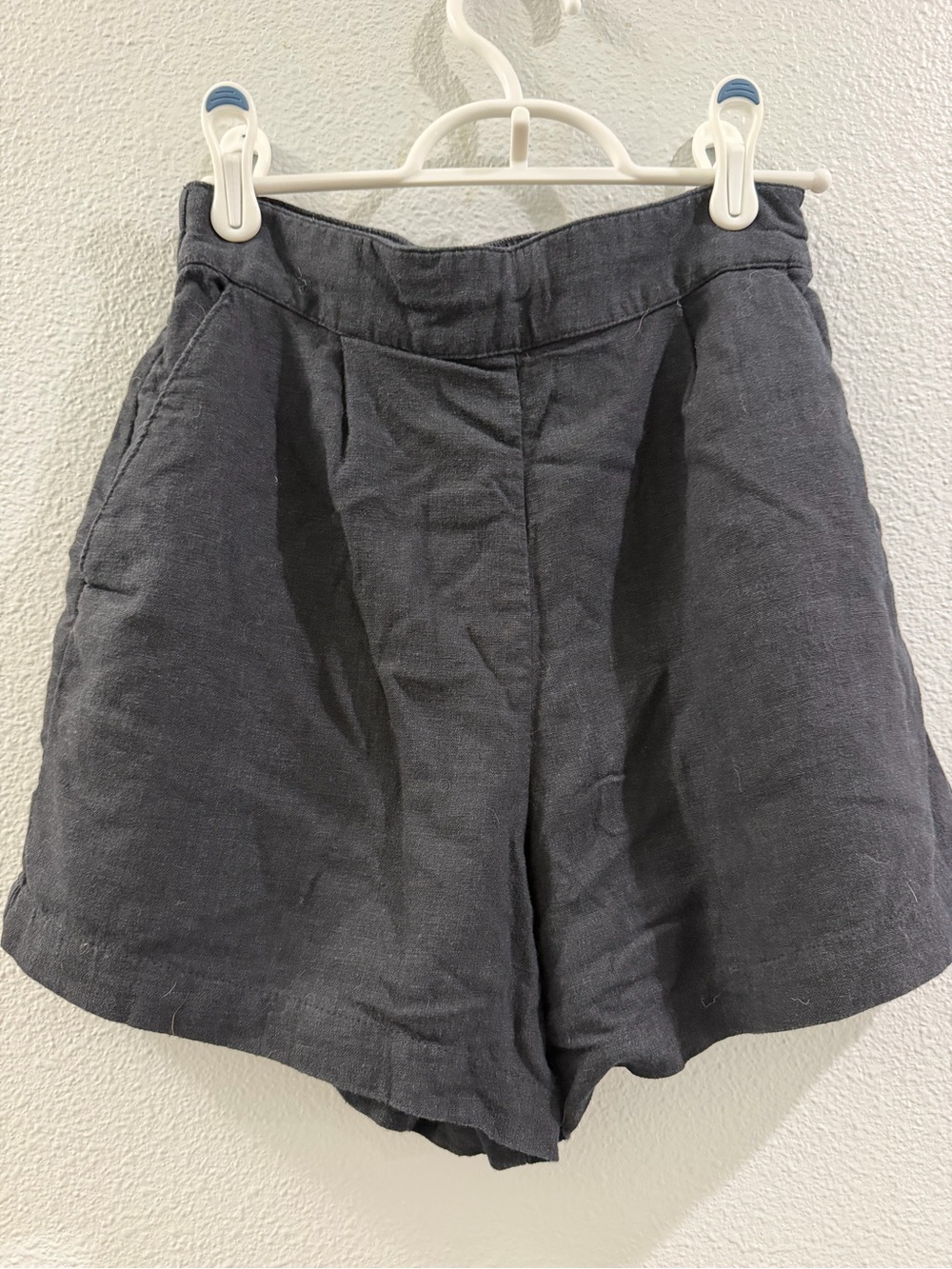 Abercrombie and Fitch Black Linen Short